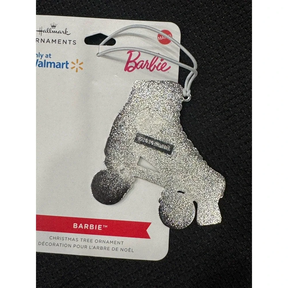 Hallmark Barbie Pink Roller Skate Metal‎ Christmas Ornament NWT Exclusive